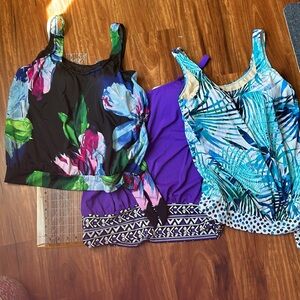 Bundle of 3 swimsuit tops XL